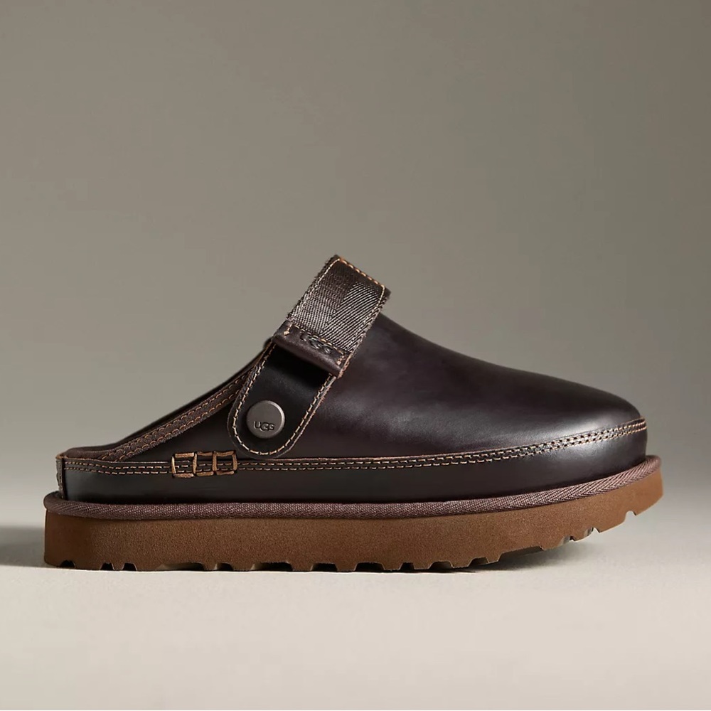 UGG® LEATHER GOLDENSTAR SLINGBACK CLOGS